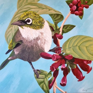 Wax Eye - Canvas Print