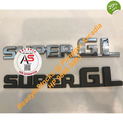 Emblem Toyota Logo SUPER GL