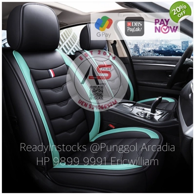 Front Single Seat Protector Cover Pair