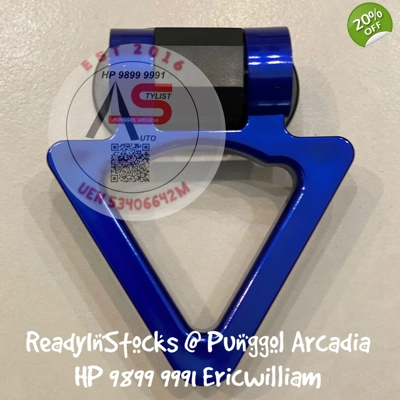 Dummy Tow Hook Triangle Blue