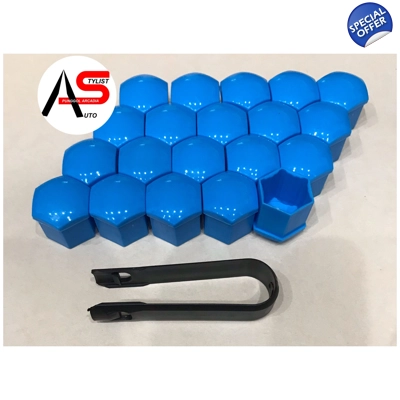 Wheel Nuts Cover Blue