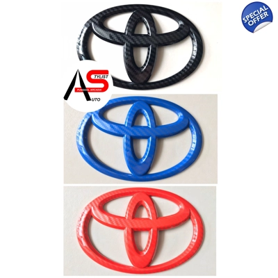 Emblem Toyota Logo Carbon