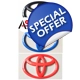 Emblem Toyota Logo Carbon