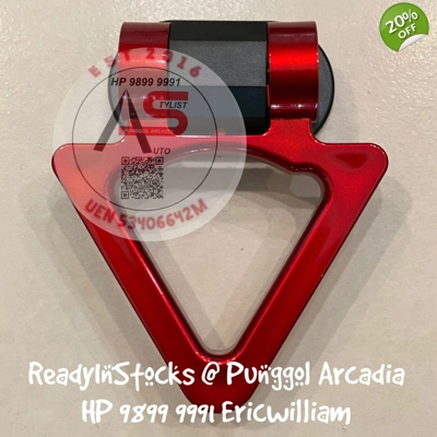 Dummy Tow Hook Triangle Red