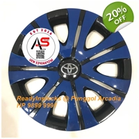 004 Rim Covers R13 Blue/Black
