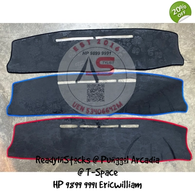 Hiace Flora Print Dashboard Mat Cover