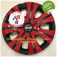 004 Rim Covers Red/Black