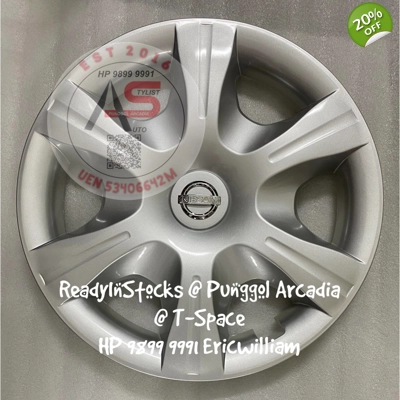 Nissan Stock Rim Covers R15 6L