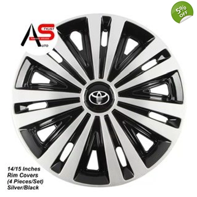 5089 Rim Covers Silver/Black