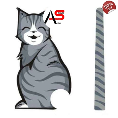 Rear Windshield Wiper Decal