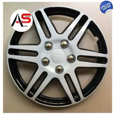5005 Rim Covers R14 White/Black