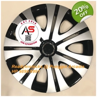 004 Rim Covers R13 Silver/Black