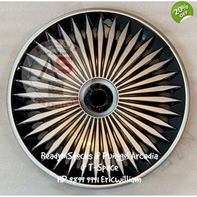 5264 Rim Covers Silver/Black