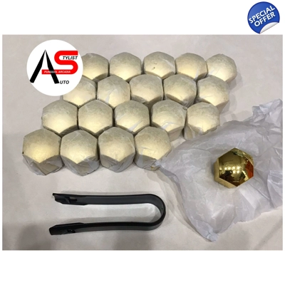 Wheel Nuts Cover Gold