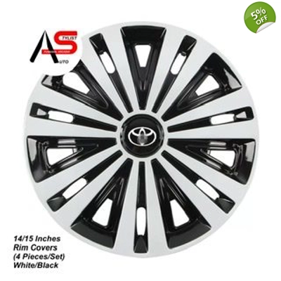 5089 Rim Covers White/Black