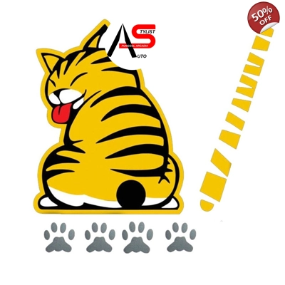 Rear Windshield Wiper Decal