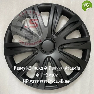 5083 Rim Covers Black Matt