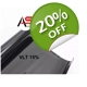 Solar Film VLT 15%-25%