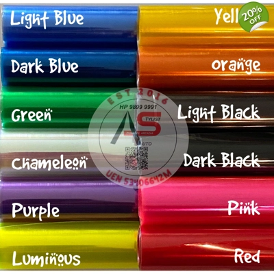 HeadLamp Tinted Colours Film