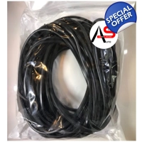 Door Edge Guard Rubber Black