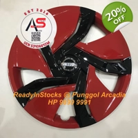 5006 Rim Covers Red/Black
