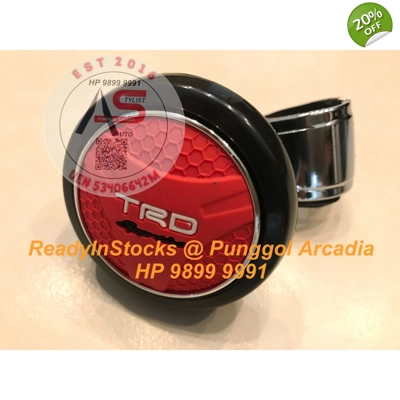 Steering Knob Spinner TRD Red
