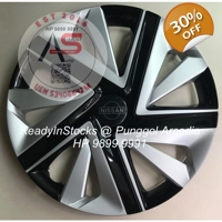 1100 Rim Covers R15 Silver/Black