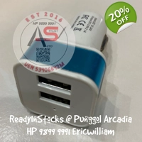 USB Charger 2 Ports 2.1A