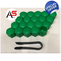 Wheel Nuts Cover Green
