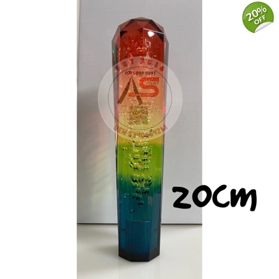 Gear Shift Knob Bubble Rainbow