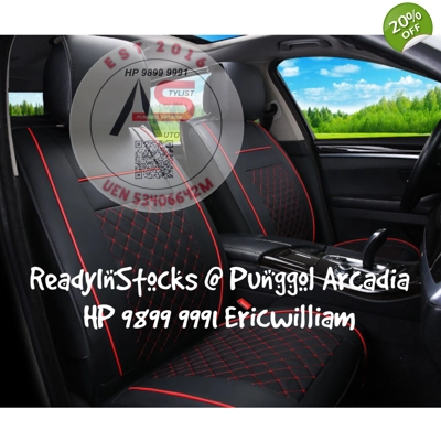 Front Single Seat Protector Cover Pair