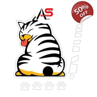 Rear Windshield Wiper Decal