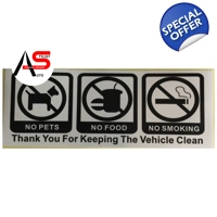 Strictly Prohibited Sign Sticker