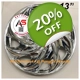 003 Rim Covers R13 Chrome
