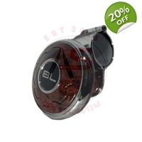 Steering Knob Spinner BL Red Marble