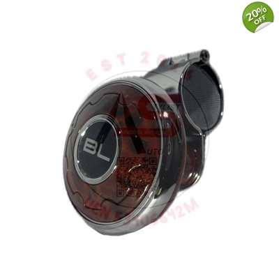 Steering Knob Spinner BL Red Marble