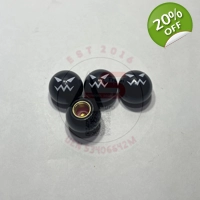 Air Valve Cap Balls Black Overlord