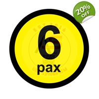 6 Pax Yellow Label
