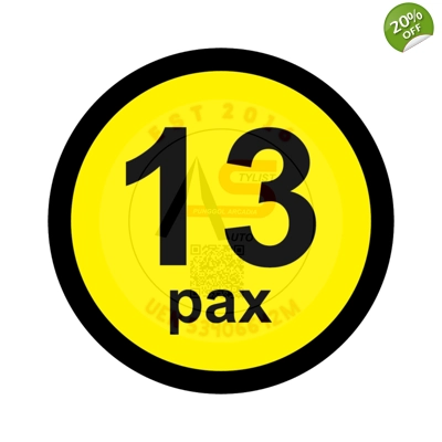 13 Pax Yellow Label