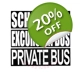 Label Sticker School Bus/Excursion Bus/Private Bus