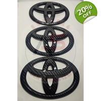 Toyota Emblem Carbon Print Overla..