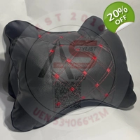 Seat Head Rest Pillow Red Thread