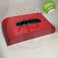 Visor Tissue Box Red