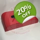 Visor Tissue Box Red