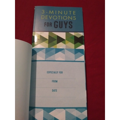 3 - Minute Devotions For Guys
