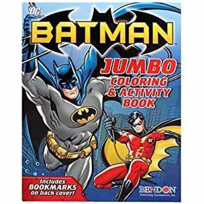 BATMAN JUMBO COLORING AND ACTIVITY BOOK