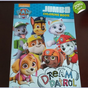 PAW PATROL JUMBO COLORI..