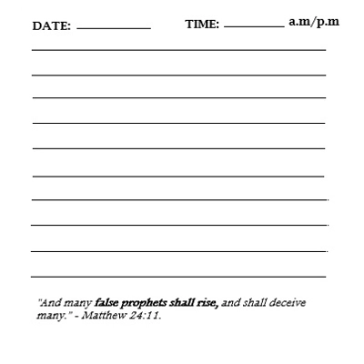 The Spirit Speaks Prophetic Journal