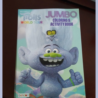 TROLLS JUMBO COLORING AND ACTIVITY BOOK