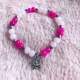 Girly skull bracelet